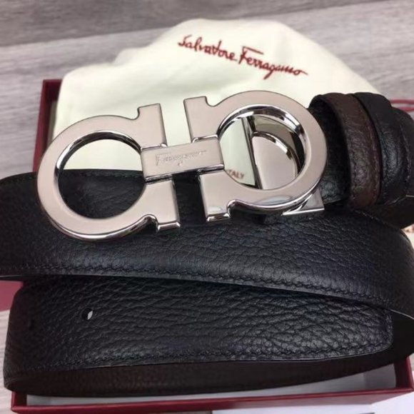 Salvatore Ferragamo Other - Salvatore Ferragamo Men's Bright Silver Belt